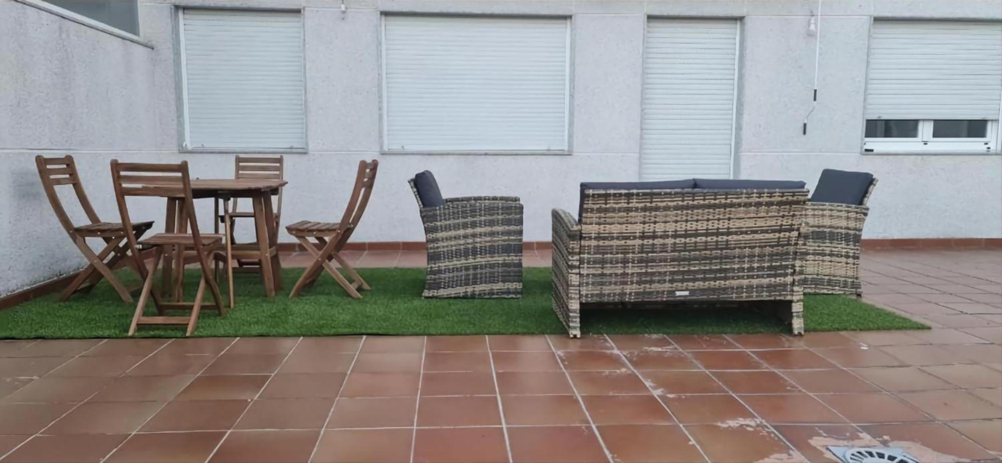 Estudio Centrico Con Terraza Xinzo de Limia Eksteriør billede
